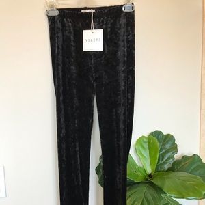 Crushed velvet leggings